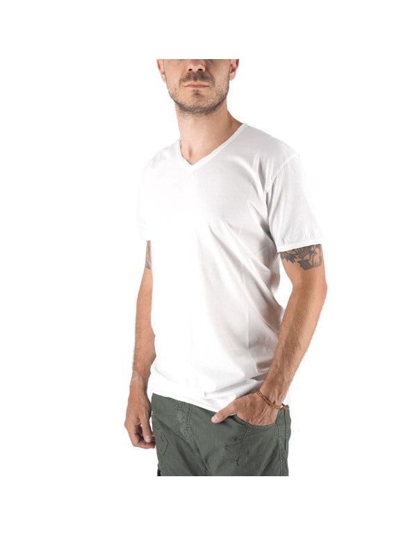 White V-neck Mosca T-Shirt