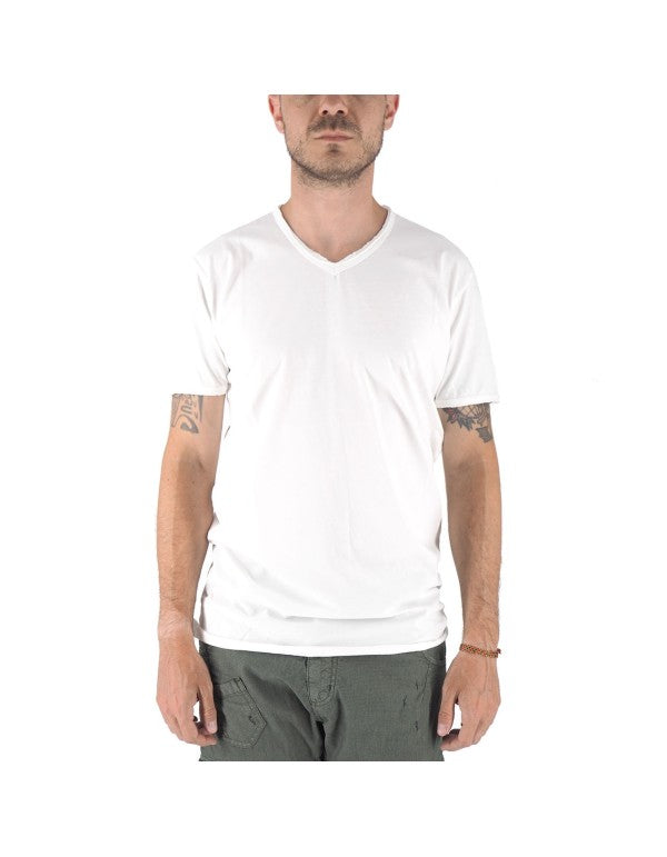 White V-neck Mosca T-Shirt