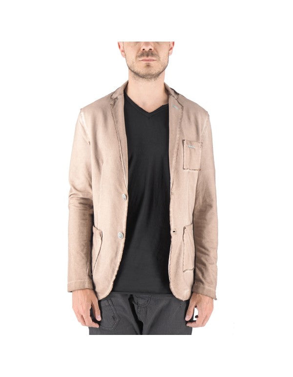 Giacca In Jersey Beige