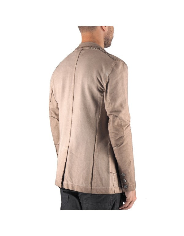 Giacca In Jersey Beige