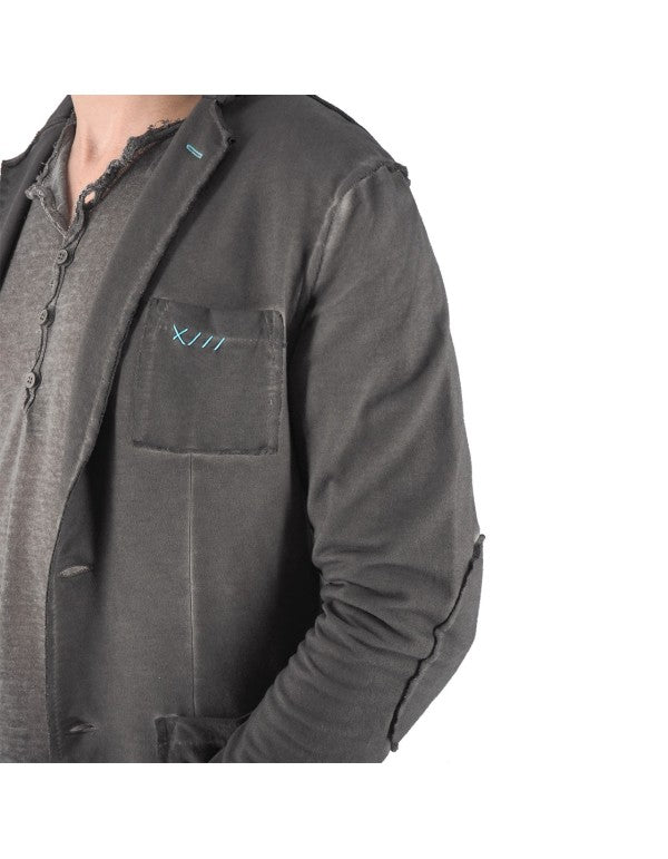 Giacca In Jersey Antracite