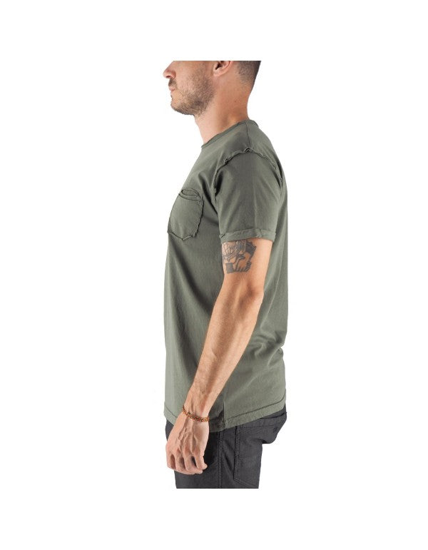 Shiro Crew Neck T-Shirt With Pocket