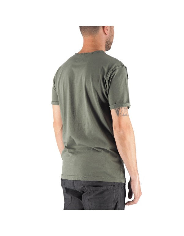 Shiro Crew Neck T-Shirt With Pocket