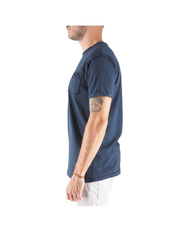 Shiro Crew Neck T-Shirt With Pocket