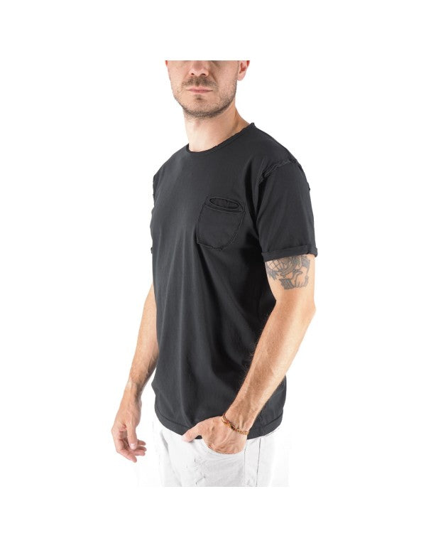 Shiro Crew Neck T-Shirt With Pocket