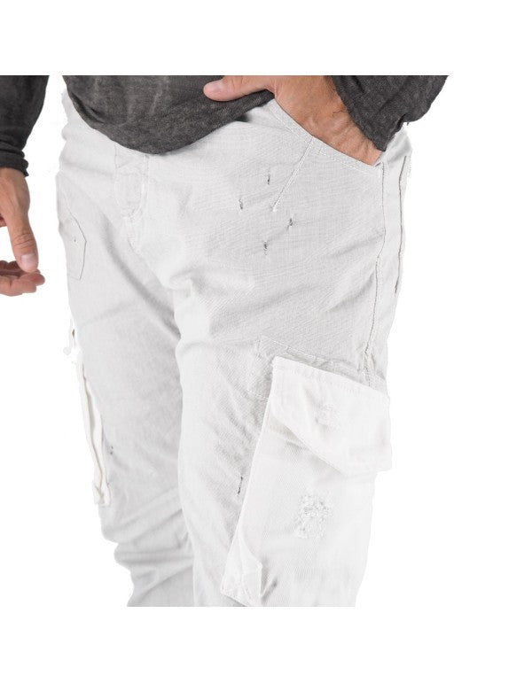 Pantalone Cargo Courma Ghiaccio