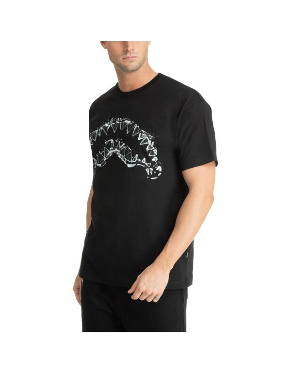 T-Shirt Broken Glass Nero