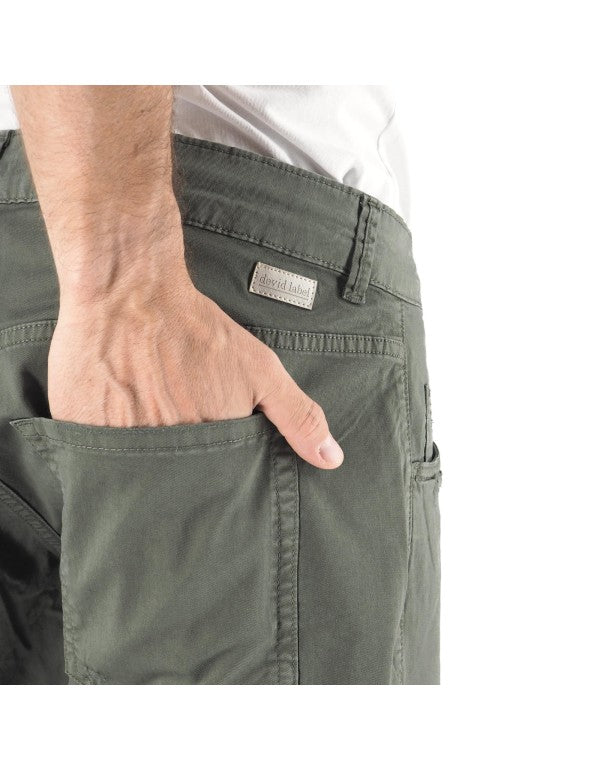 Bermuda Tiger Carpenter In Cotone