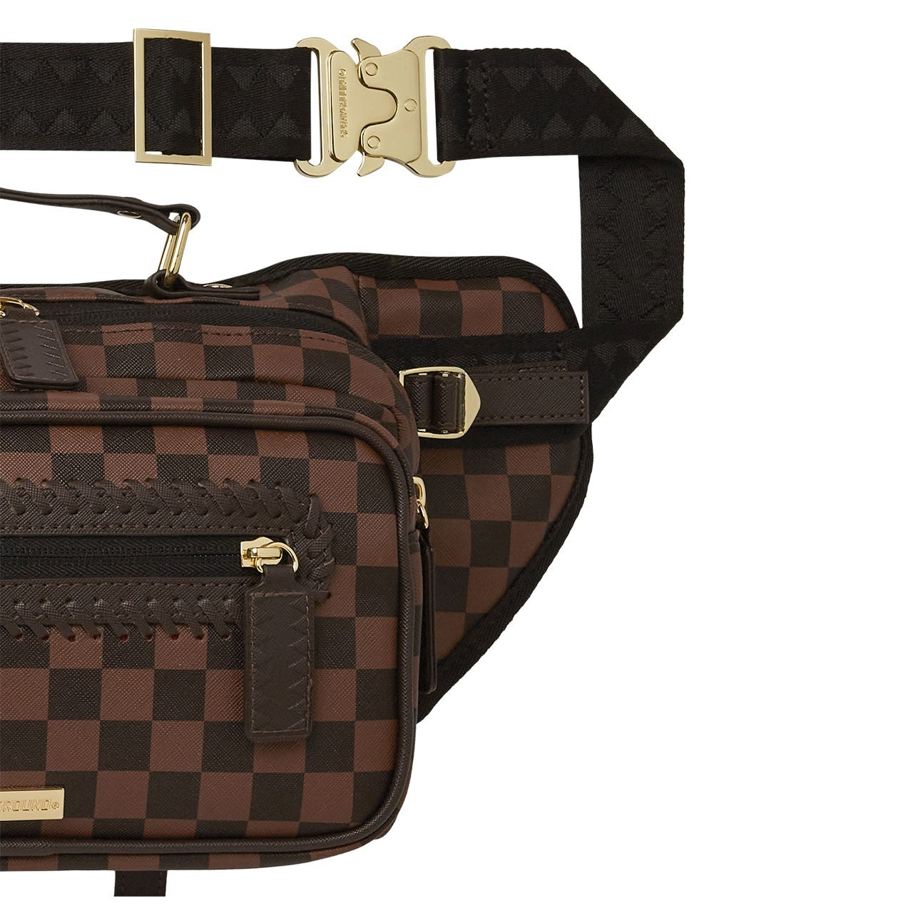 Core Emboss Check Cargo Pouch