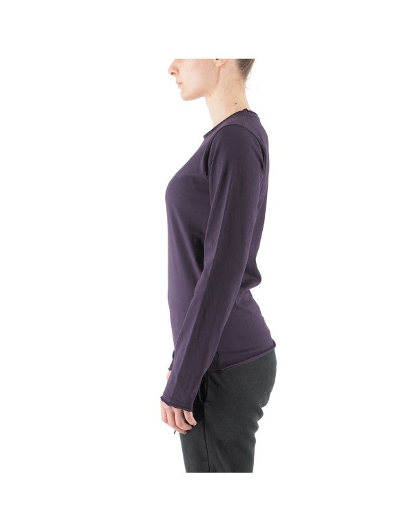 T-Shirt A Manica Lunga Alicante Viola Scuro