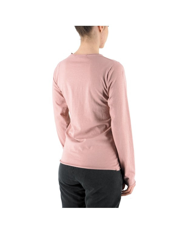 T-Shirt A Manica Lunga Alicante Rosa Antico