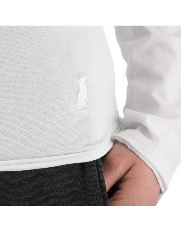 T-Shirt A Manica Lunga Alicante Bianco