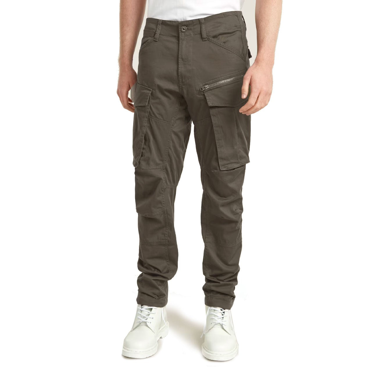Rovic Zip 3D Regular Tapered Gs Gray Pants