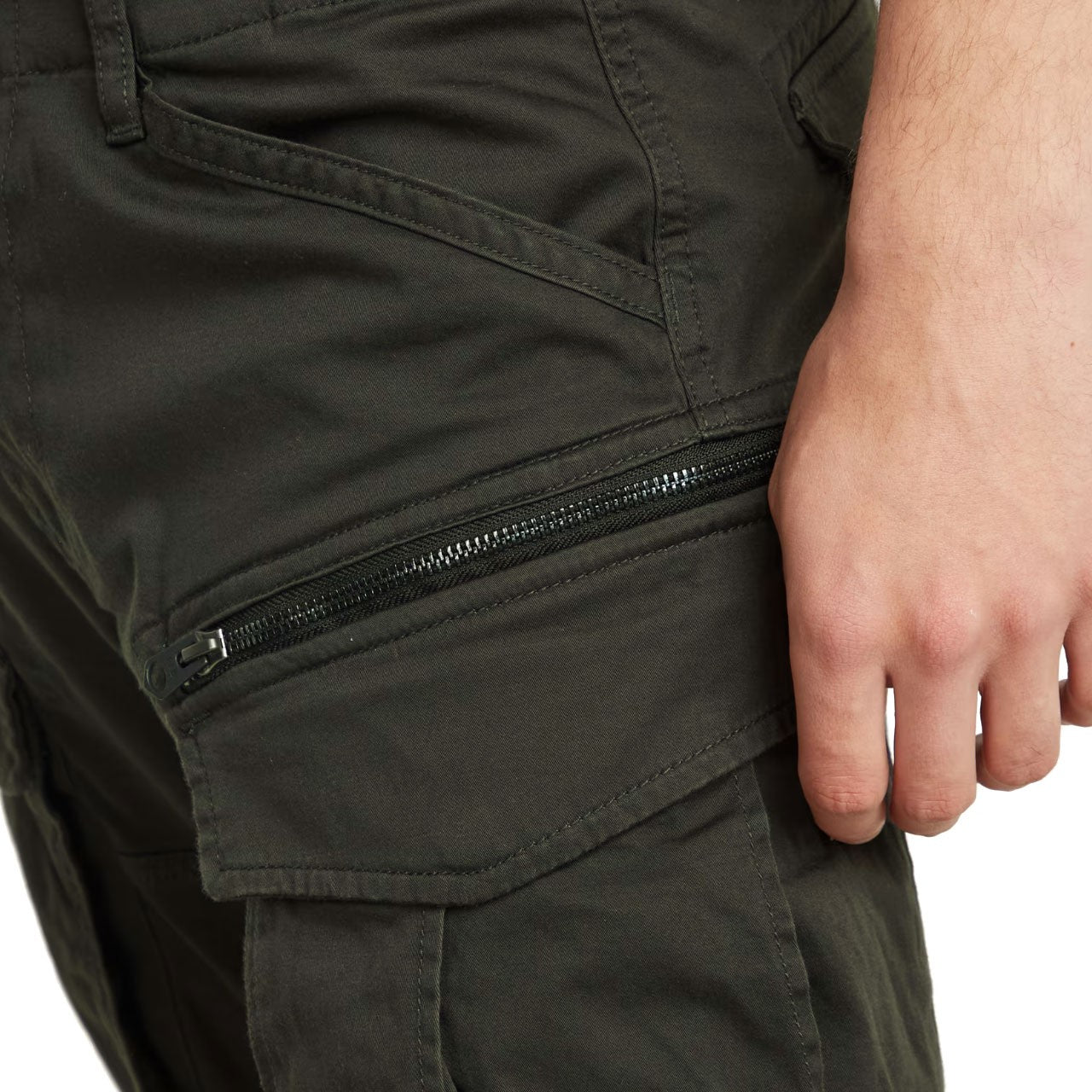 Pantalone Rovic Zip 3D Regular Tapered Raven