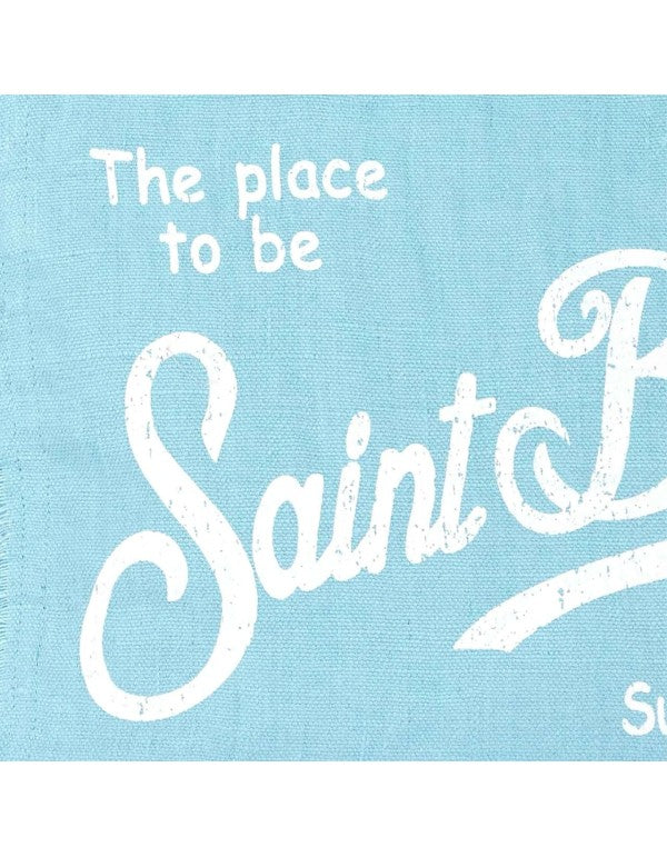 Colette Bag In Light Blue Linen