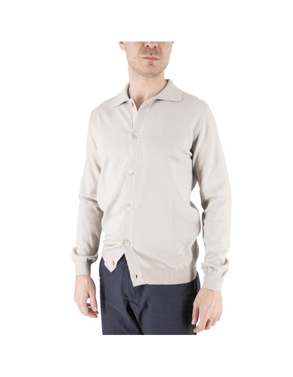Malpasso Beige Lightweight Cardigan