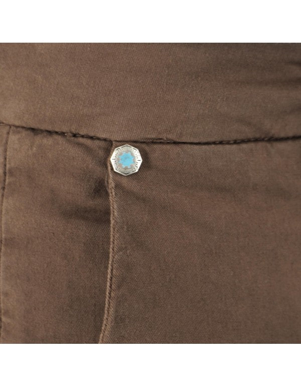 Pantalone Chino Capri Tabacco