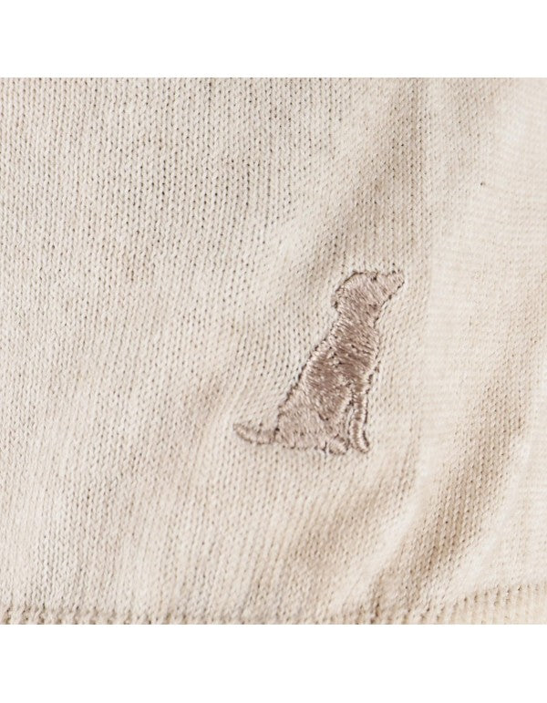 Alassio Beige Knit Polo