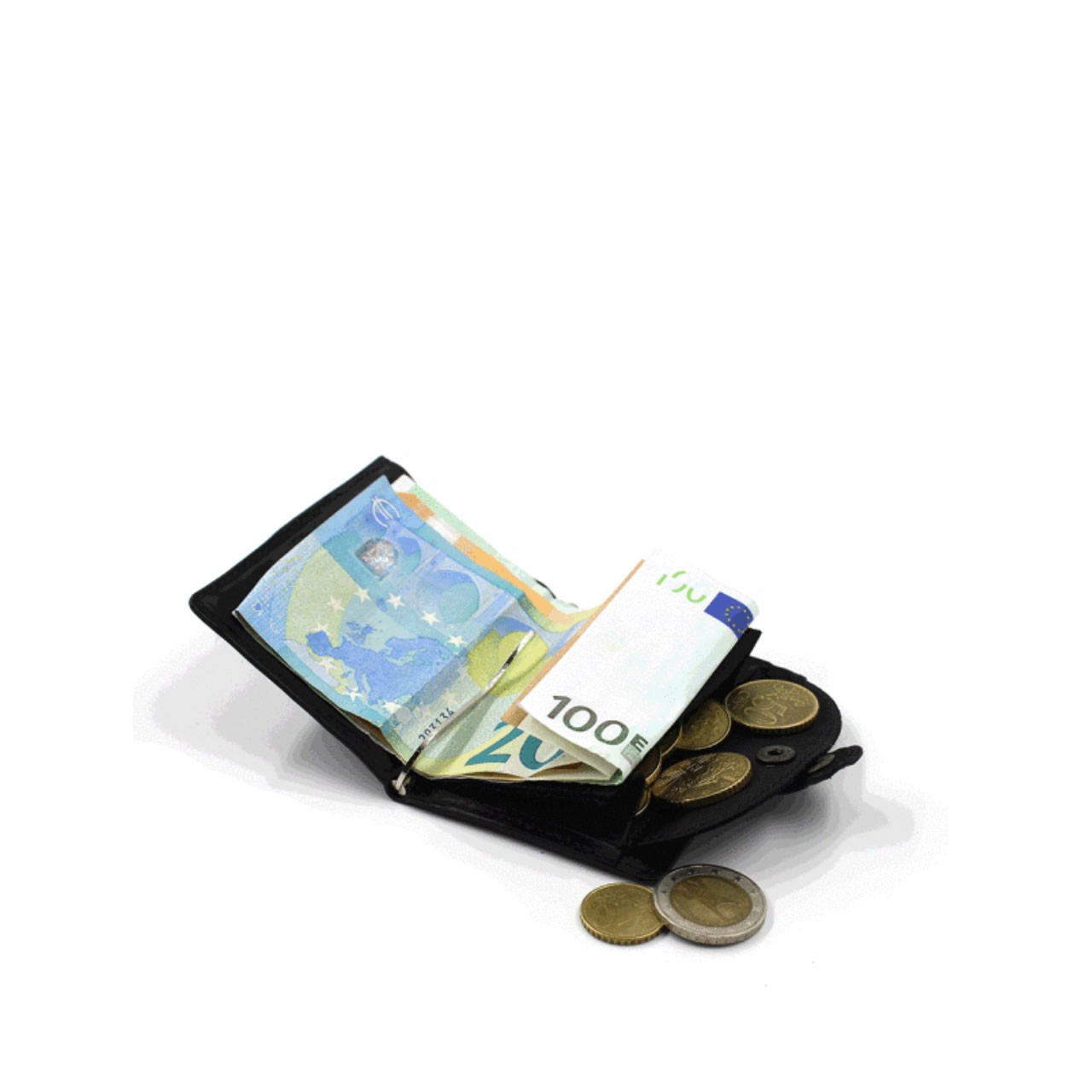 Portafoglio Iclutch Nubuck Black