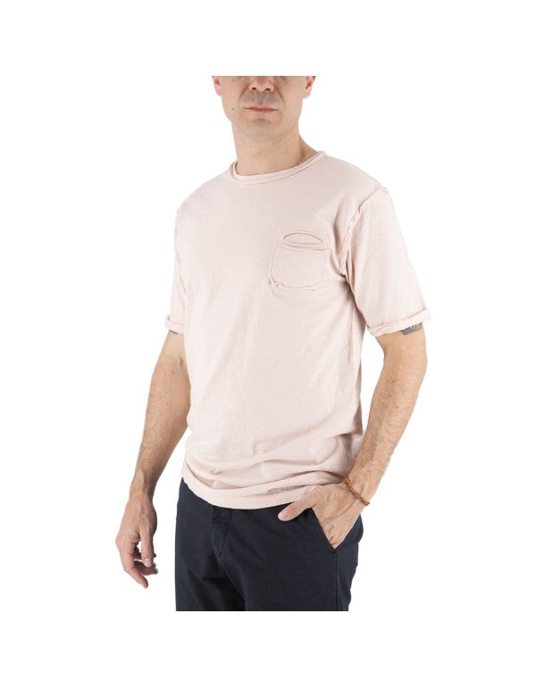 Pink Flame Pocket T-Shirt