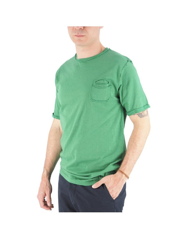 T-Shirt Pocket Fiamma Smeraldo