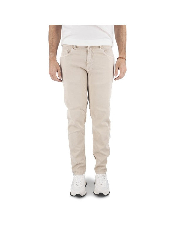 Sand Cotton Bull Trousers