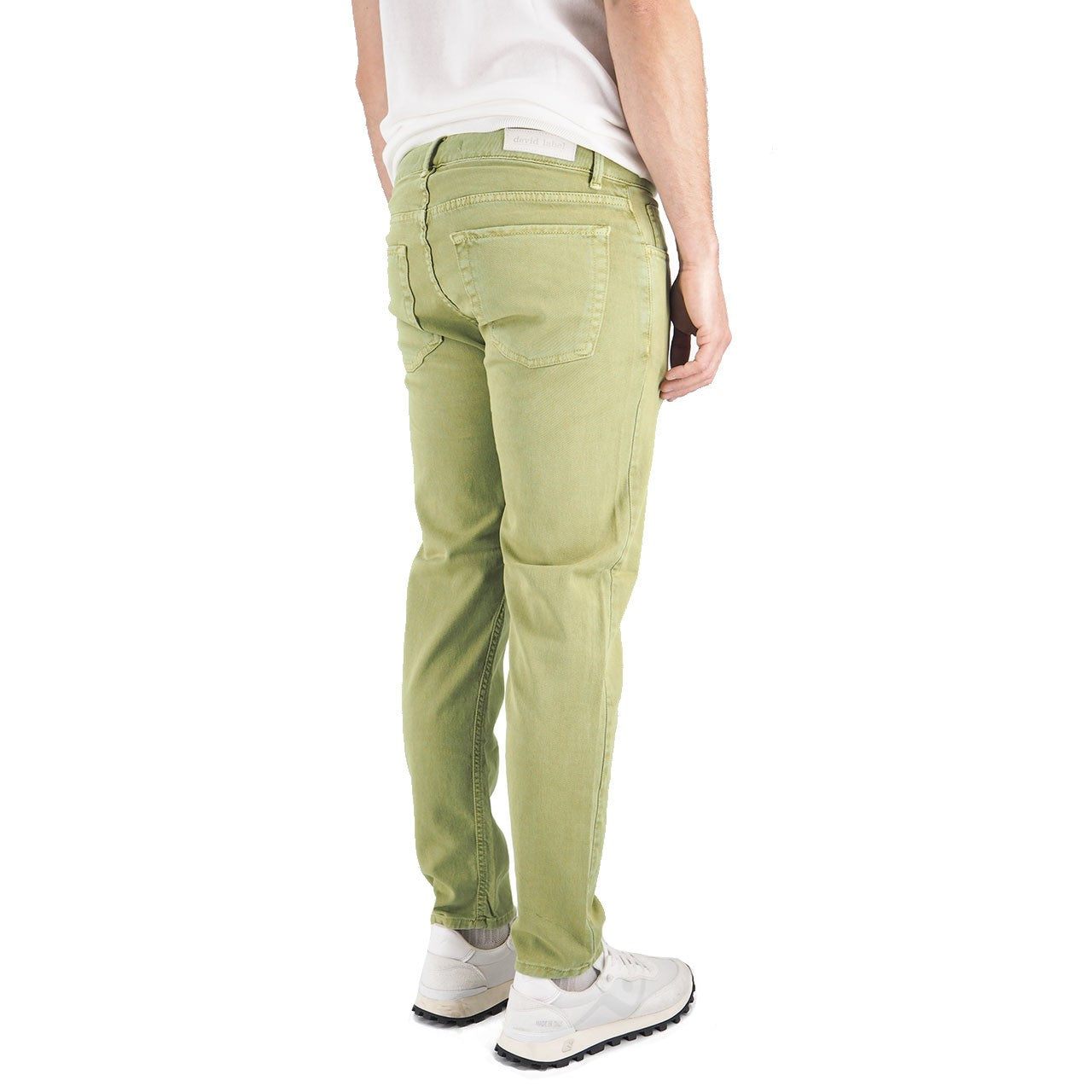 Dusty Green Cotton Bull Trousers