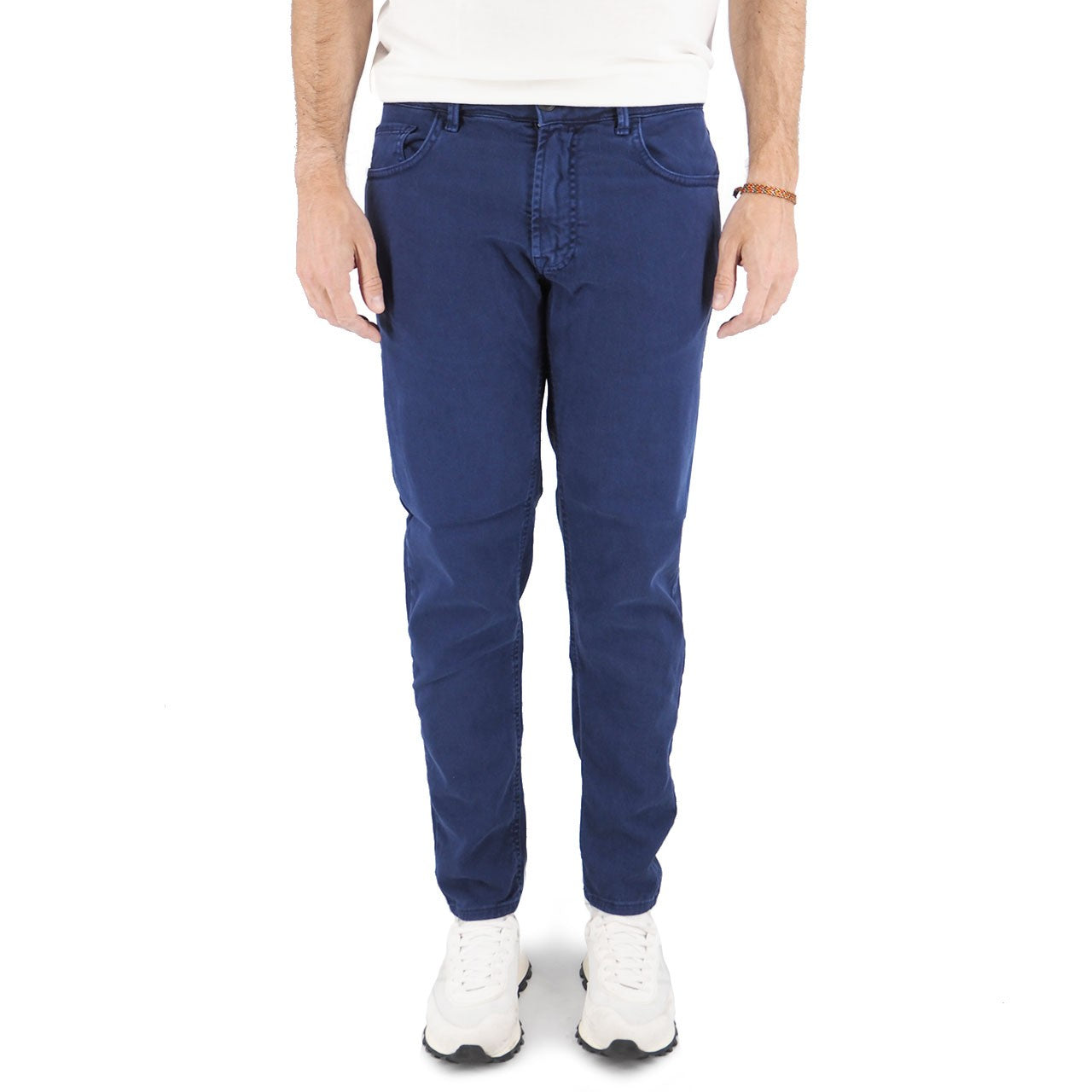Royal Blue Cotton Bull Trousers