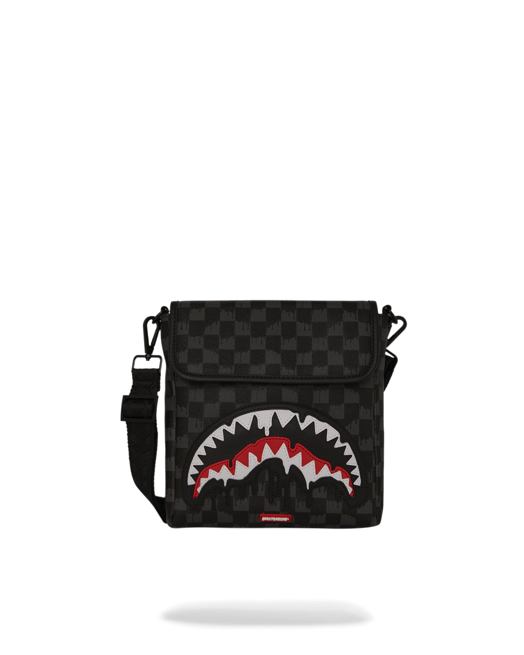 Dripping Sharks In Paris Messenger Sling