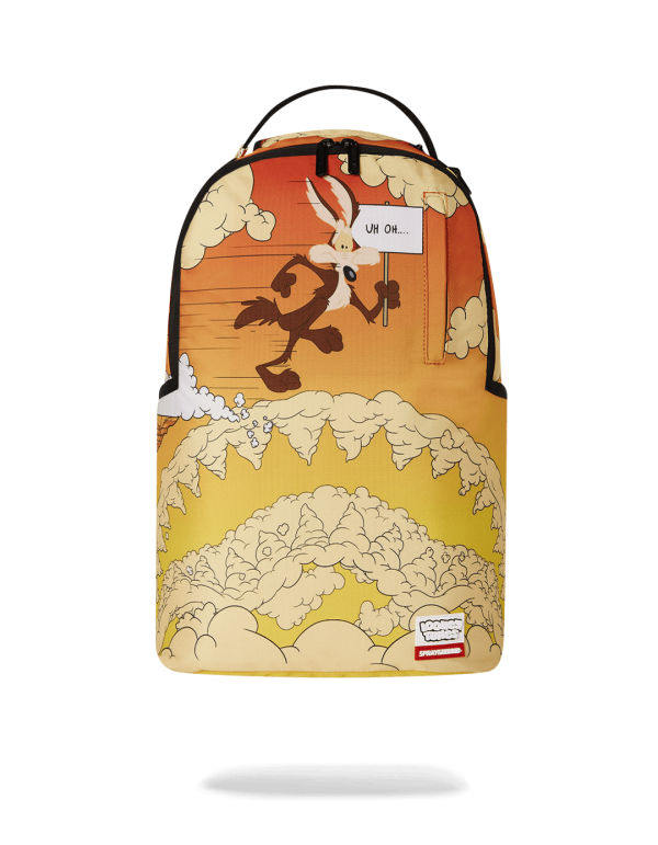 Looney Tunes Coyote Cliff Fall Dlxr Backpack