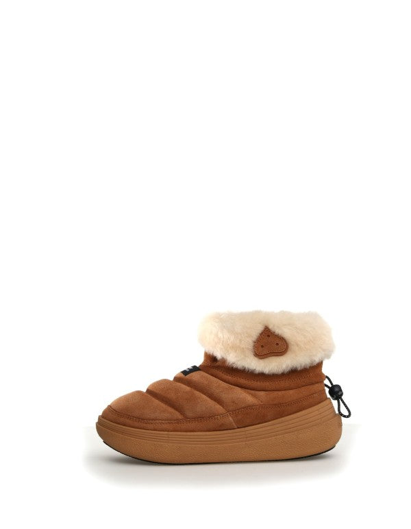 Fami Stivaletto In Pelle e Shearling