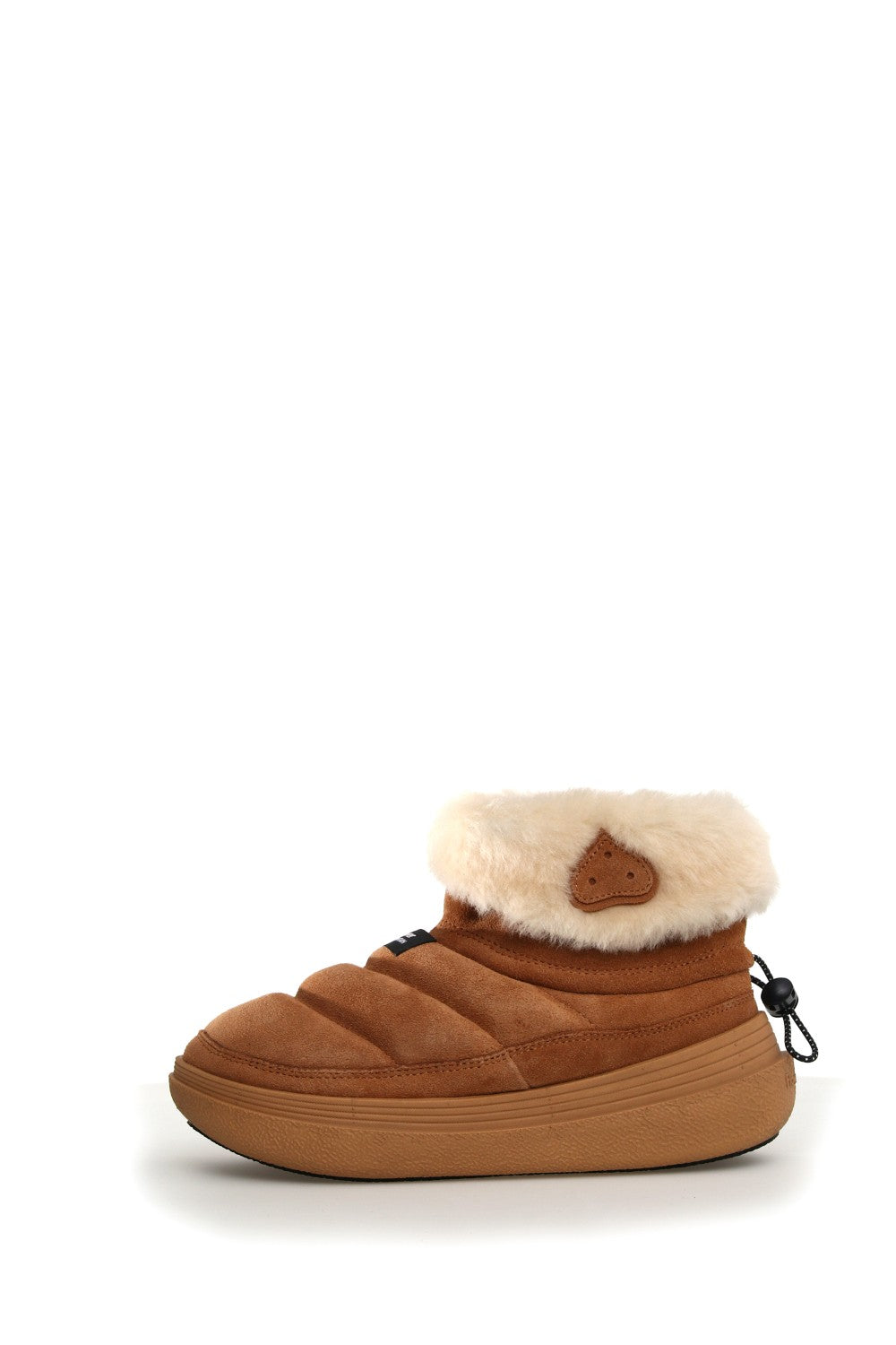 Fami Leather and Shearling Ankle Boot