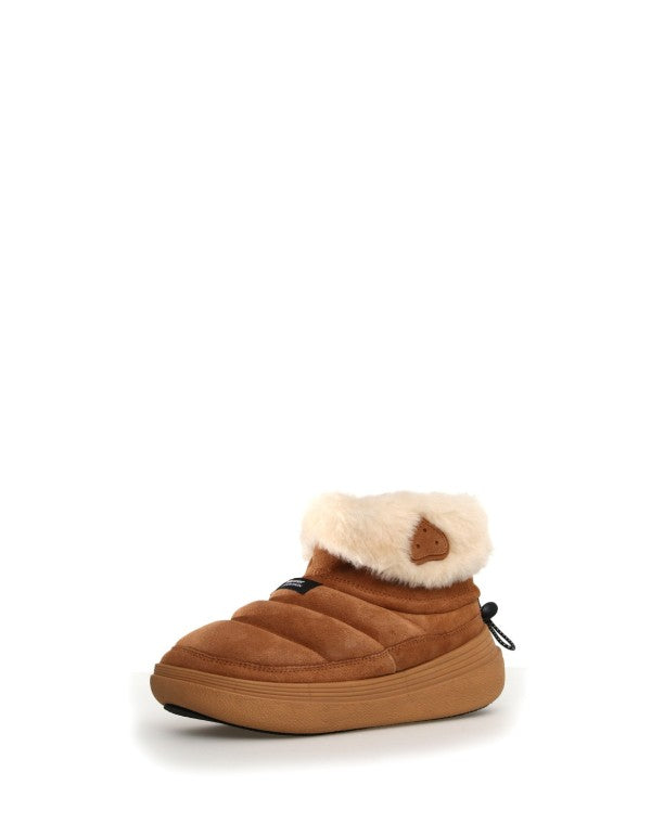 Fami Stivaletto In Pelle e Shearling