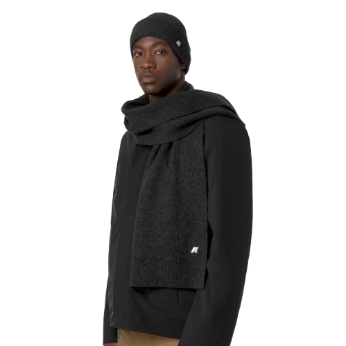 Etienne Cardigan Stitch Wool Black Pure Melange