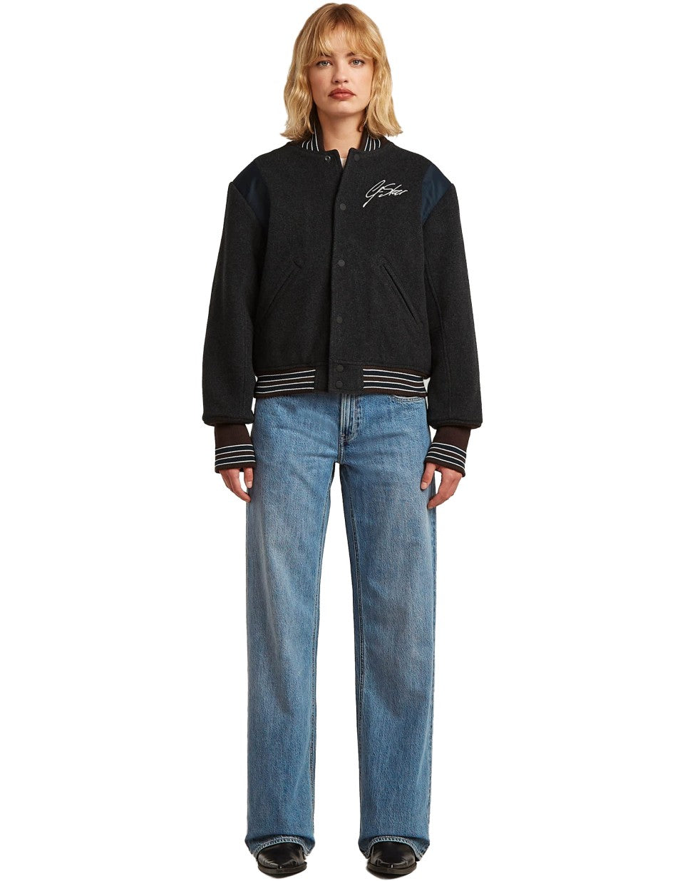 Judee Jeans Loose Faded Blue Glacier