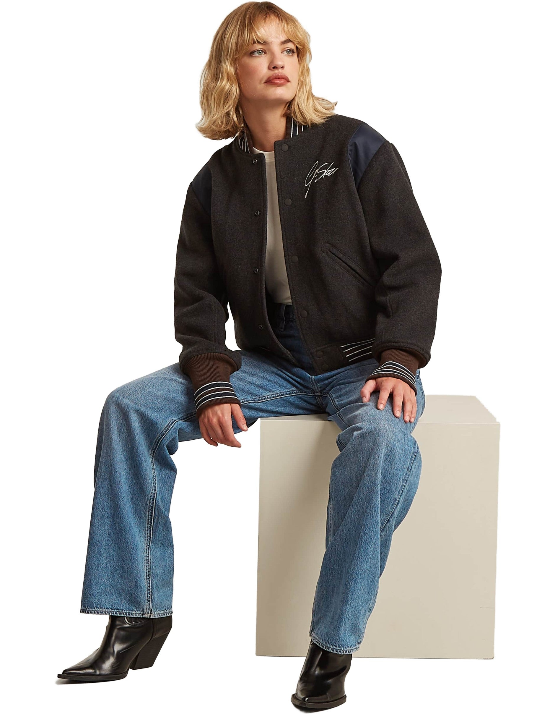 Judee Jeans Loose Faded Blue Glacier