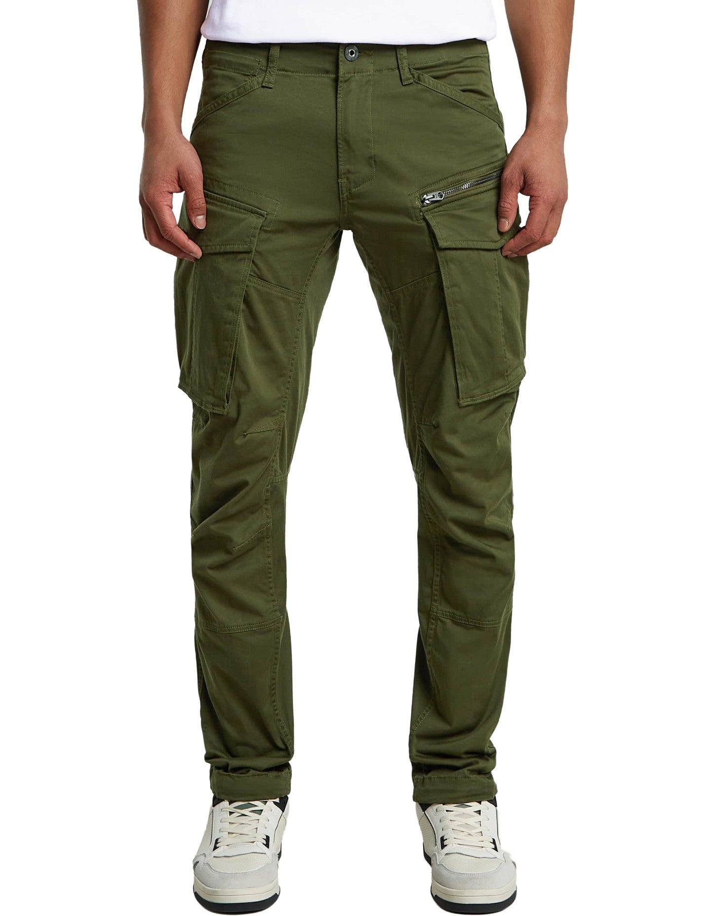 Cargo Rovic Zip 3d Regular Tapered Dk Bronze Green