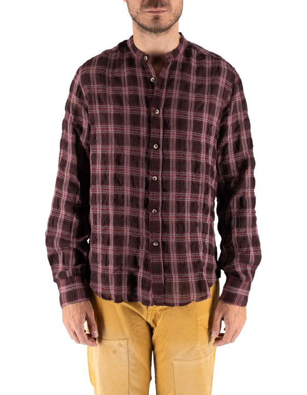 Camicia A Quadri Rosso