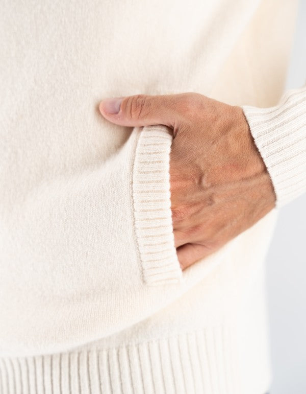 Cardigan Galway Lambswool Con Bottoni