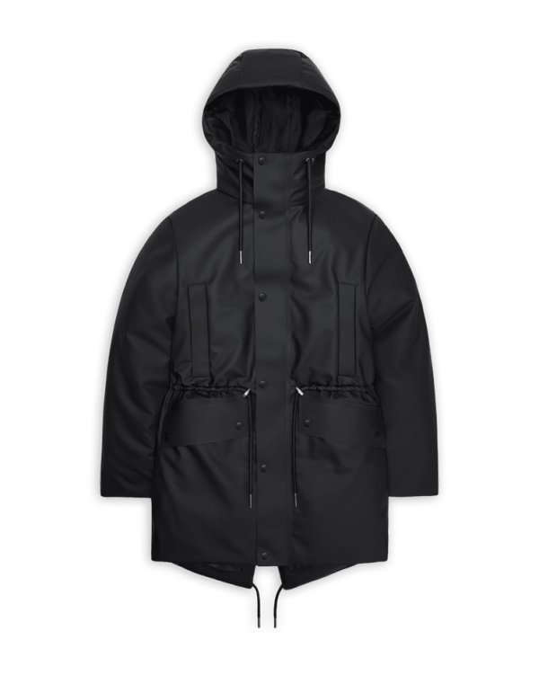 String W Parka Black