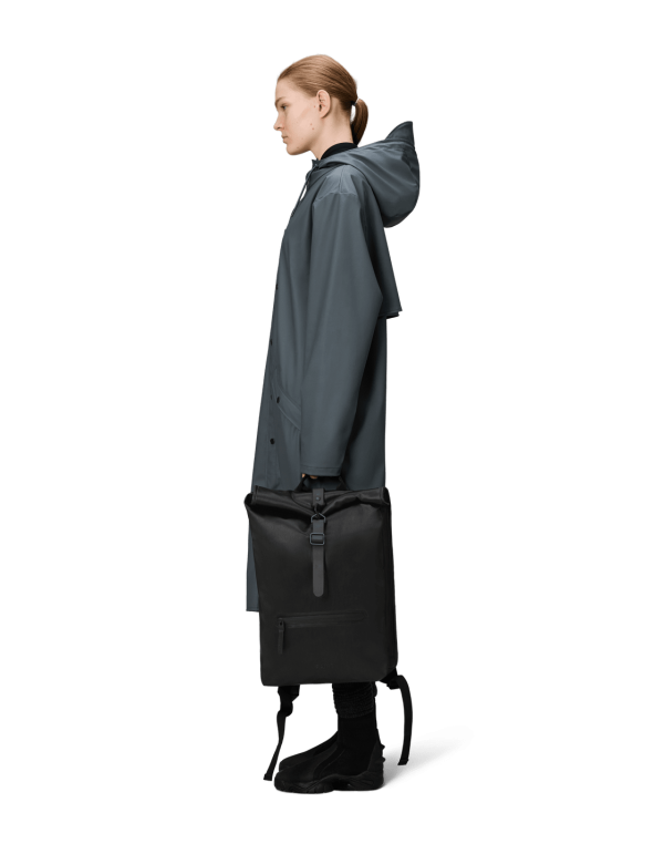 Rolltop Rucksack W3 Black Grain