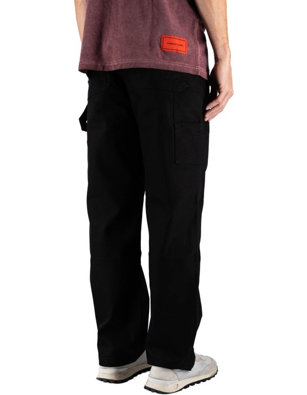 Black Pant Workwear Nero