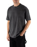 Stone Wash Black Tee With Embroidered Hearth On The Neck And Patch On Back Stone Wash