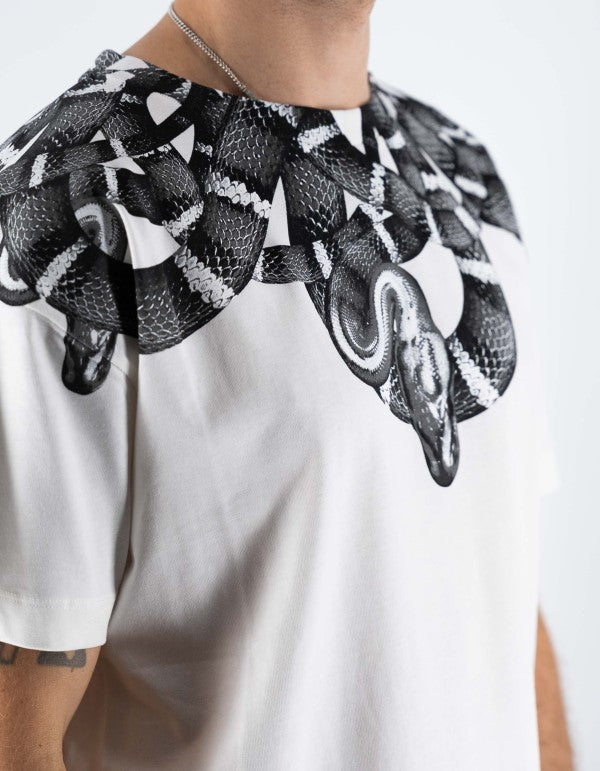 T-shirt Snake Bianco