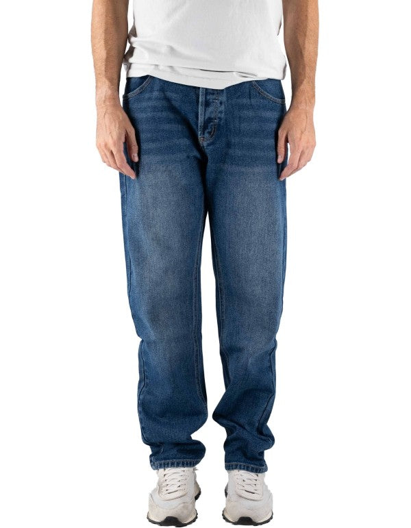 Denim 5 Pocket Regular Dark Blue
