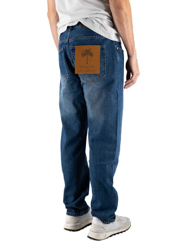 Denim 5 Pocket Regular Dark Blue