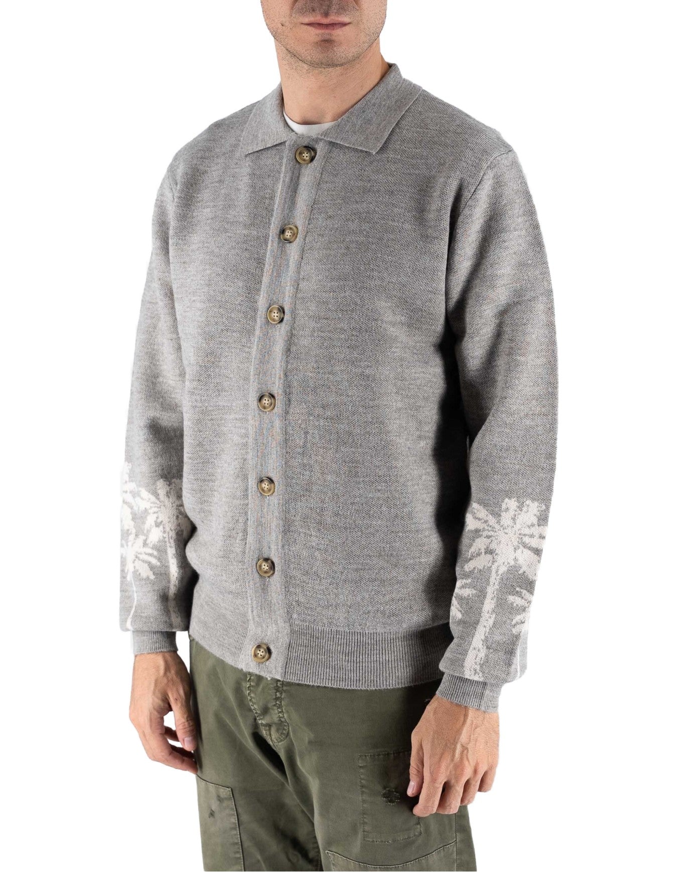 Solo Grey Long Sleeve Polo