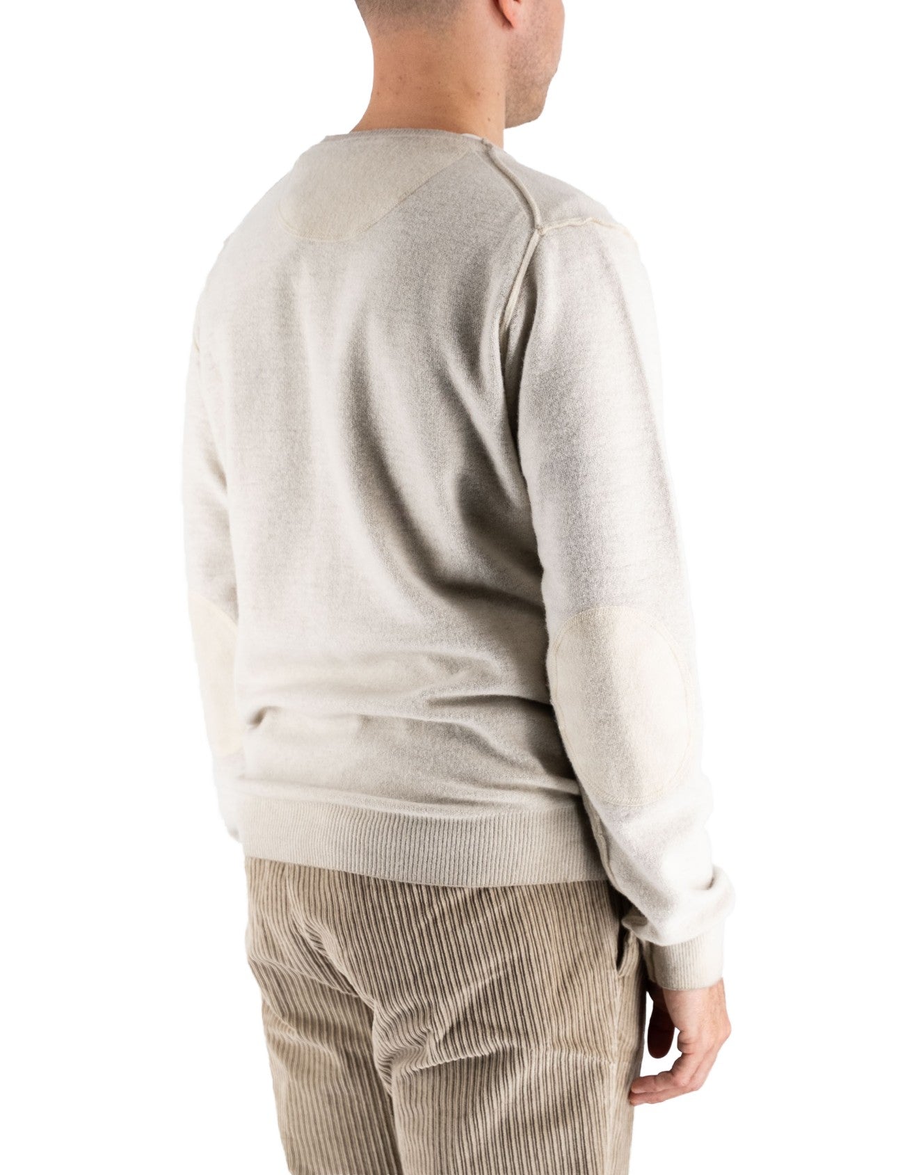 Reversible Printed Crew Neck Sweater