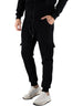 Basic Cargo Sweatpants Man Black