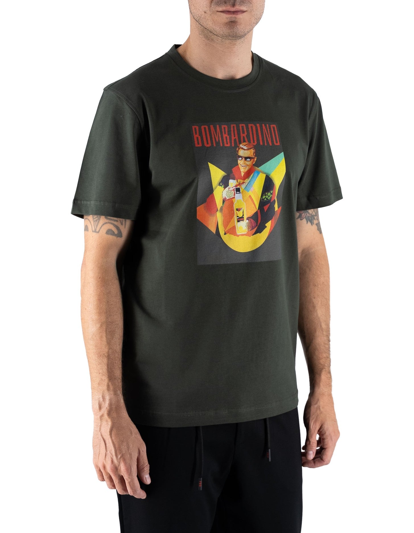 Men's Bombardino Military Green T-Shirt